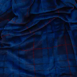 Плед Ardesto Flannel 160 х 200 см 100% поліестер клітинка синій (ART0134PB) - мініатюра 5