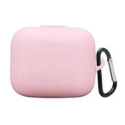 Силіконовий чохол для навушників OPPO Enco X3i, Hang Case, рожевий, ультратонкий захисний кейс товщиною 2 мм, захист від подряпин, пилу та ударів, компактний, з карабіном для кріплення, ArmorStandart (ARM80044)