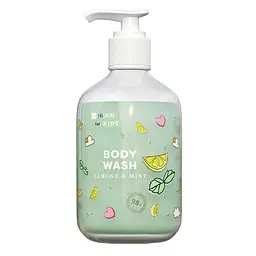 Гель для душу з ароматом лимона і м'яти Kids BODY WASH Limone & Mint HiSkin 400 мл