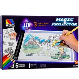 Дитячий LED-планшет для малювання Magic Projector Molto (24064)