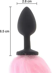 Анальна пробка з хвостом Taboom Unicorn Tail Buttplug - мініатюра 4