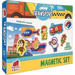 Набір магнітів з дошкою Vladi Toys Transport RK2090-04 (5903858960364)