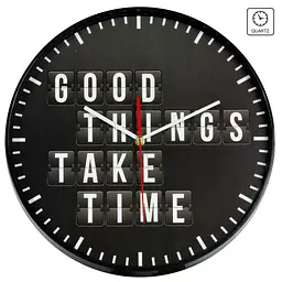 Настінний годинник Technoline 775485 Good Things Take Time (775485) - мініатюра 2