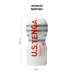 Мастурбатор Tenga US Deep Throat (Original Vacuum) Cup GENTLE (глибока глотка велика) - мініатюра 2