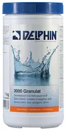 Безхлорна дезінфекція для басейну Delphin 3000 1 кг гранули для очищення води