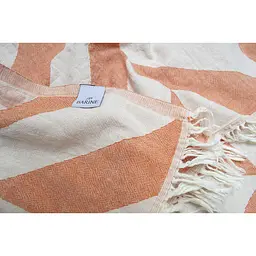 Плед-накидка Barine - Fishbone Throw Orange 130*180 - миниатюра 3