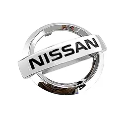 Емблема решітки задня для Nissan Хром 140х120 мм Пластик (Завод)