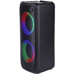 Акустична система 1.0 Media-Tech 40W, Bluetooth/AUX/microSD/MP3/USB/TWS/КАРАОКЕ/LED чорна (MT3181) - мініатюра 7