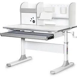 Дитячий стіл Mealux Edmonton Multicolor G з полицею (арт. BD-610 W/MC + G з полицею)