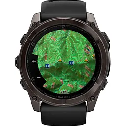Смарт-годинник Garmin Fenix 8 AMOLED Sapphire 51mm Carbon Gray DLC Titanium with Black/Pebble Gray Silicone Band (010-02905-20/21/63) [115087] - мініатюра 8