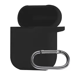 Чохол Silicone Case 1,2mm for AirPods 1/2 Black