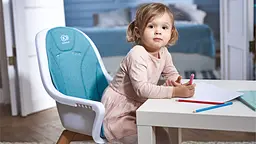 Стільчик для годування 2в1 KiderKraft Tixi Grey - мініатюра 8