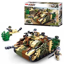 Конструктор танк фігурка 524 деталі SLUBAN M38-B0858
