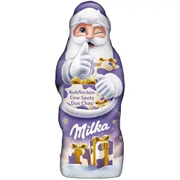 Шоколадний Санта Milka Kuhflecken Cow Spots Duo Choc 100 г
