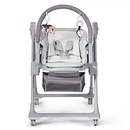 Стільчик для годування 2в1 KiderKraft LASTREE Grey - мініатюра 9