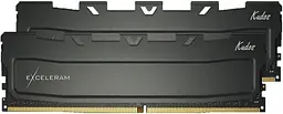 Оперативна пам'ять Exceleram 16GB (2x8GB) DDR3 1600MHz Kudos Black (EKBLACK3161611AD)