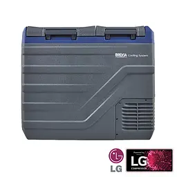 Автомобільний холодильник Brevia 39 л компресор LG двокамерний (22965) - мініатюра 3
