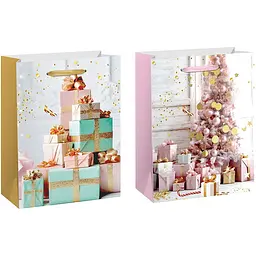 Набір пакетів паперових Malevaro Large Xmas2h 26x12.7x32.4 см 2 шт. (763197ML/1)