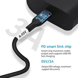 DSD TECH MagicConn SH-CP05A - USB Type-C PD - Кабель живлення постійного струму 5 В - мініатюра 2