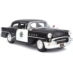 Ігрова автомодель Maisto 1955 Buick Century 1:26 (31295 black) - мініатюра 2