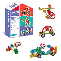 Інтелектуальний конструктор-головоломка Iblock Create&play, 60 деталей (PL-921-313)