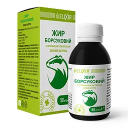 Жир Elixir борсуковий з вітамінним комплексом рідкий 50 мл