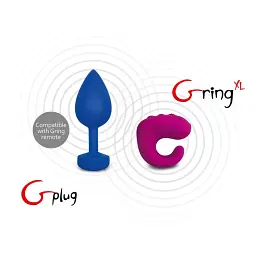 Анальна пробка з вібрацією Gvibe Gplug L, 10,5 см - мініатюра 5