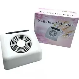 Витяжка для манікюру Nail Dust DC-001A пластикова з потужним вентилятором на 45 Вт Білий - мініатюра 6