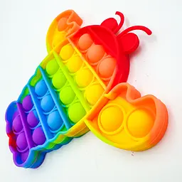 Сенсорна іграшка антистрес силіконова нескінченна пухирка поп іт UKC Pop It Fidget - мініатюра 2