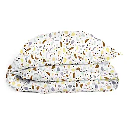Дитяча постільна білизна в ліжечко COLORFUL STONES, бежевий (StoneColor_Mustard16_140) - мініатюра 4