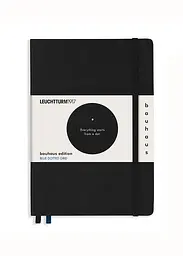 Блокнот Leuchtturm1917, Bauhaus Edition, Середній, чорний, крапка (359617) - мініатюра 1