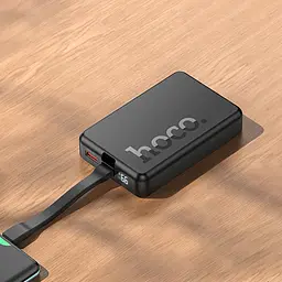 Зовнішній акумулятор Hoco Q24 Elegant MagSafe 10000mAh 22.5W Black [117330] - мініатюра 4