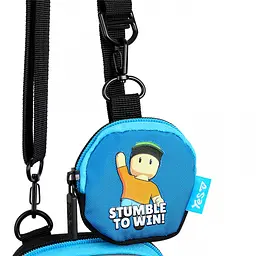 Сумка через плече Yes CBK-3 Stumble Guys 19х12х5 см синя (550574) - мініатюра 2