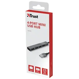 Концентратор Trust Halyx Aluminium 4-Port Mini USB Hub (23786_TRUST) - мініатюра 11