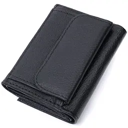 Невелике жіноче портмоне з монетницею з натуральної шкіри ST Leather 22730 чорне - мініатюра 6