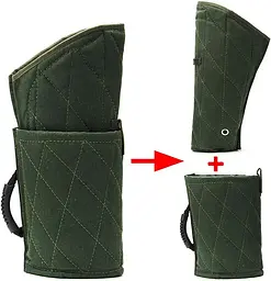Рукав для дресирування собак Linen Dog Training Bite Sleeve Army Green - мініатюра 3