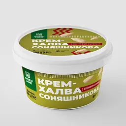 Паста з насіння соняшника (крем-халва) з фініковим сиропом і морською сіллю 350 г., без доданого цукру