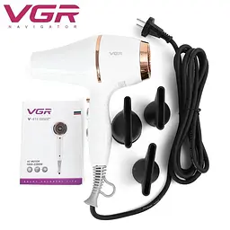Фен для сушіння та укладання волосся VGR V-414 2000 Вт - мініатюра 2