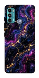 TPU чохол Demsky Purple space marble для Motorola Moto G60