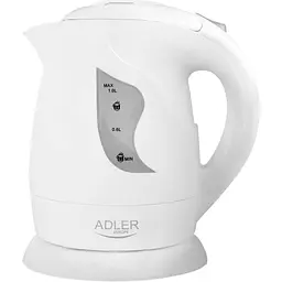 Електрочайник Adler AD 08 White [132602] - мініатюра 1