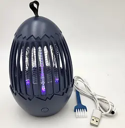 Лампа для комарів акумуляторна 5W від USB 2в1 LED світильник нічник і Електрична пастка знищувач комах 16см UKC Mosquito Killer Lamp LY-841 - мініатюра 9