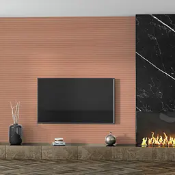 Панель-рейка Sticker Wall у рулоні 2900х350х6мм Пудра SW-00002074 - мініатюра 6