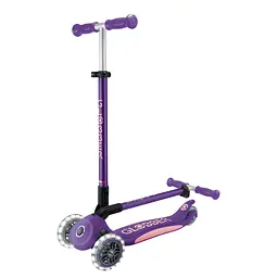Самокат Globber Elite Lights колеса з підсвіткою 50 кг фіолетово-рожевий (439-603-3) - мініатюра 11
