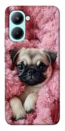 TPU чохол Demsky Мопс у ніжностях для Realme C33