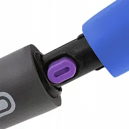 Обруч масажний SportVida Hula Hoop 90 см SV-HK0216 Grey/Blue - мініатюра 3
