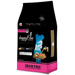 Сухой корм для стерилизованных кошек happyOne Mediterraneum Sterilized Cat Fresh Sardine со свежей сардиной беззерновой 7 кг