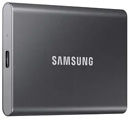 Накопичувач зовнішній SSD 4TB Samsung T7 Titan Gray (MU-PC4T0T/WW) - мініатюра 2