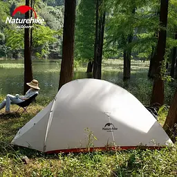 Намет тримісний Naturehike Cloud Up 3 (NH18T030-T) зелений - мініатюра 7