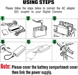 Мережевий адаптер живлення TKDY ACK-E8 для Canon EOS Rebel T2i–T5i - мініатюра 5
