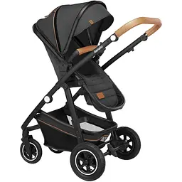 Коляска універсальна 3в1 Lionelo Amber Grey Graphite, графітова (LO-AMBER GREY GRAPHITE (3in1)) - мініатюра 2